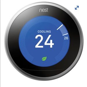 Google Nest Wi-Fi Smart Learning Thermostat (3rd Generation) - Stainless Steel